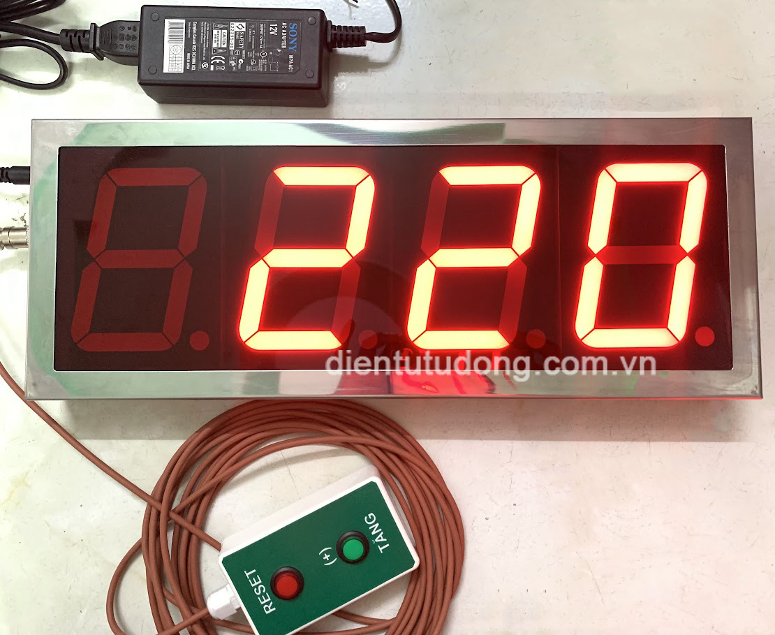 Bộ đếm sản phẩm cơ 4 số lớn